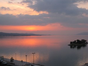 宍道湖・夕陽
